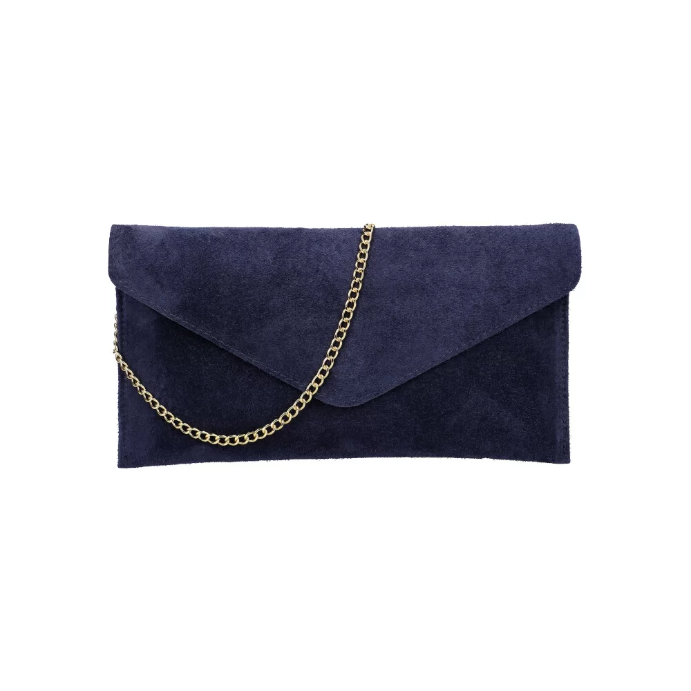 Clutch bag Leather BS2789 - D BLUE - ModaServerPro